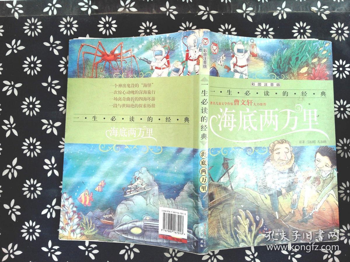一生必读的经典系列:海底两万里 (封面封底有破损)