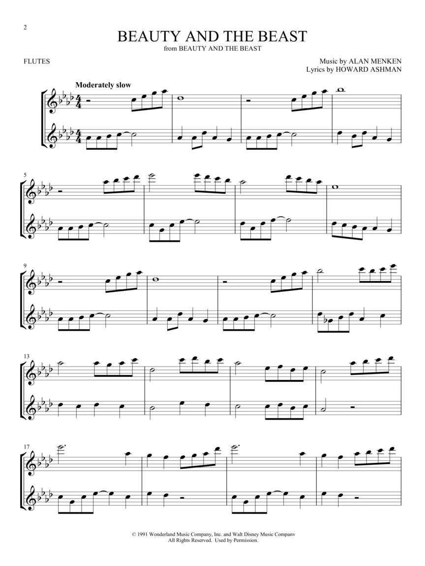 长笛儿歌曲谱_长笛曲谱(3)