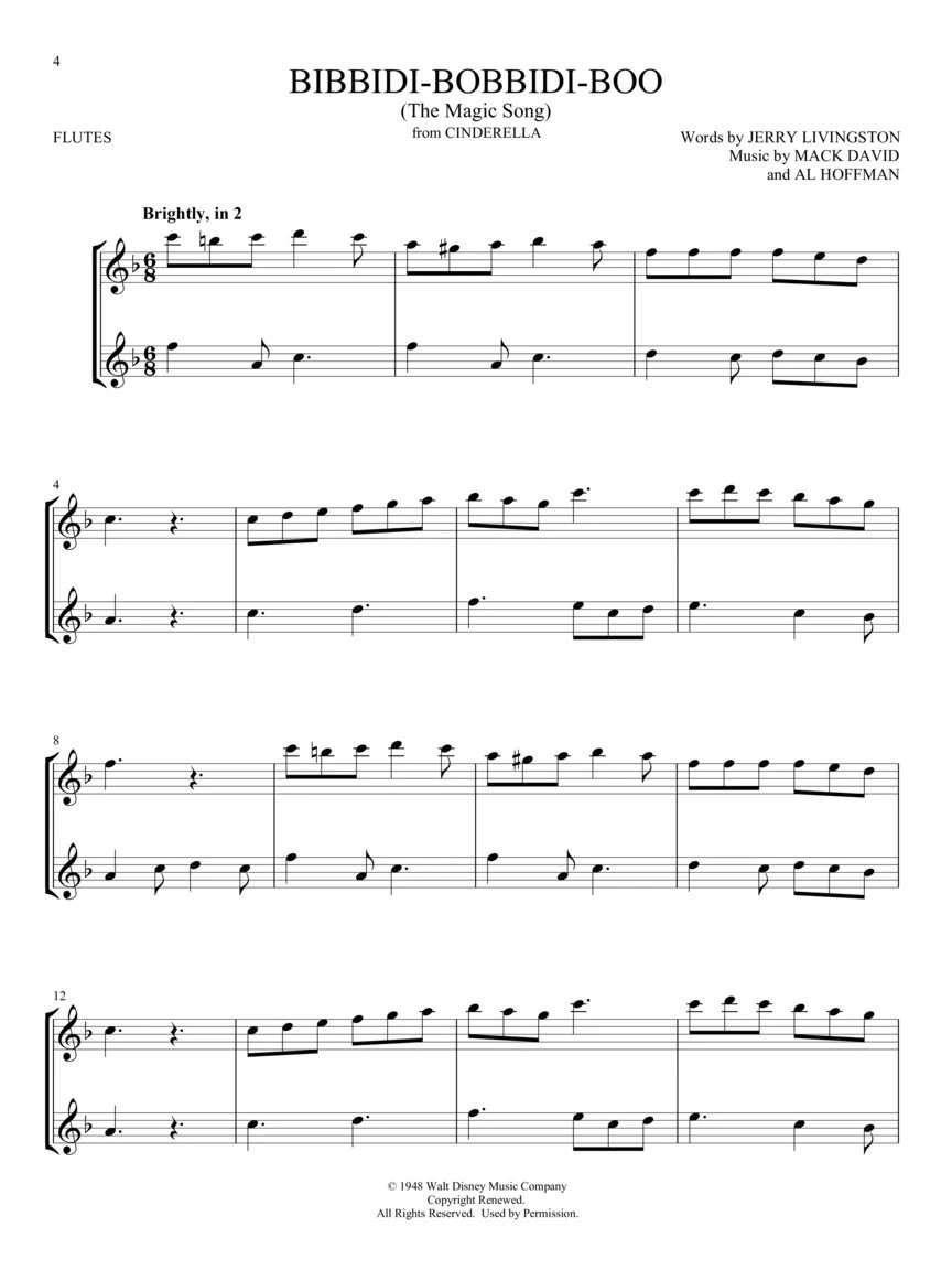 长笛儿歌曲谱_长笛曲谱(2)