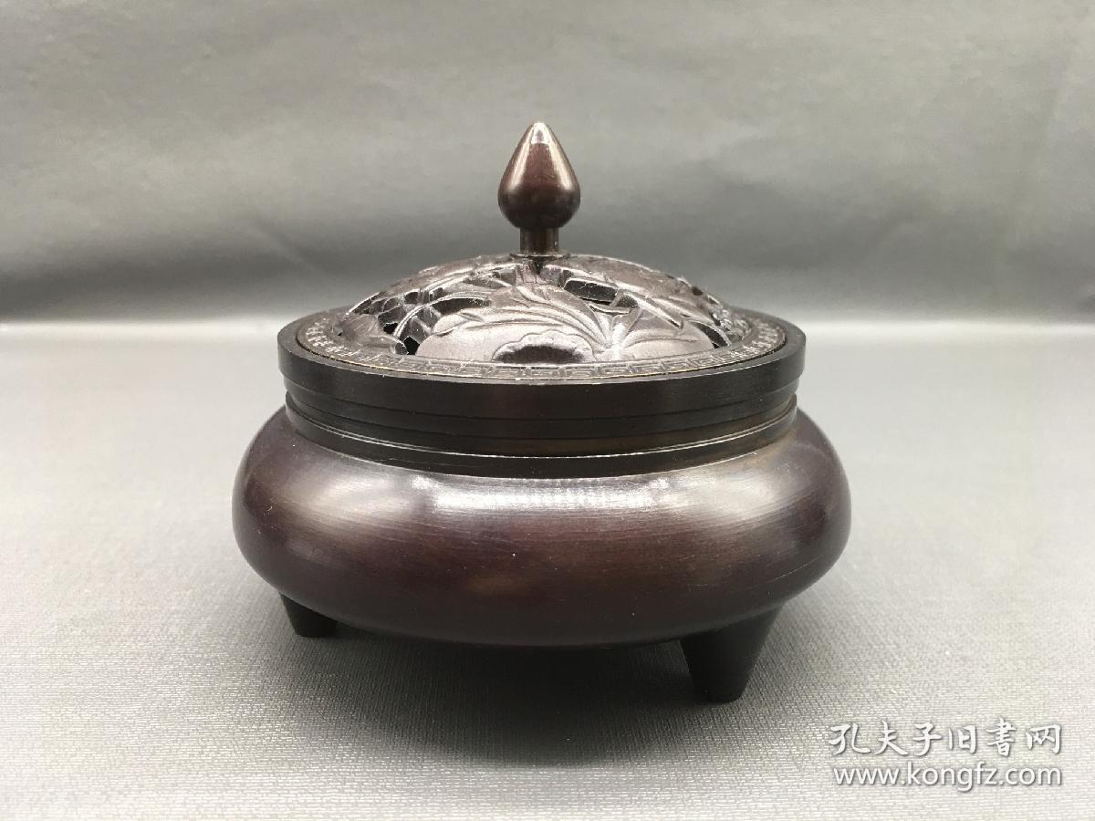 纯铜香炉1 尺寸品相如图,款式多没有拍太多细节图,需要那个款联系