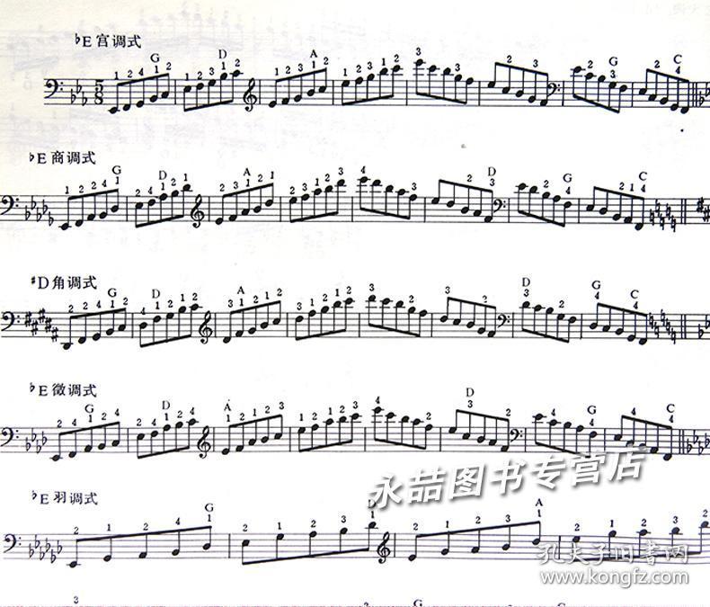 大提琴初级练习曲谱_大提琴曲谱(5)