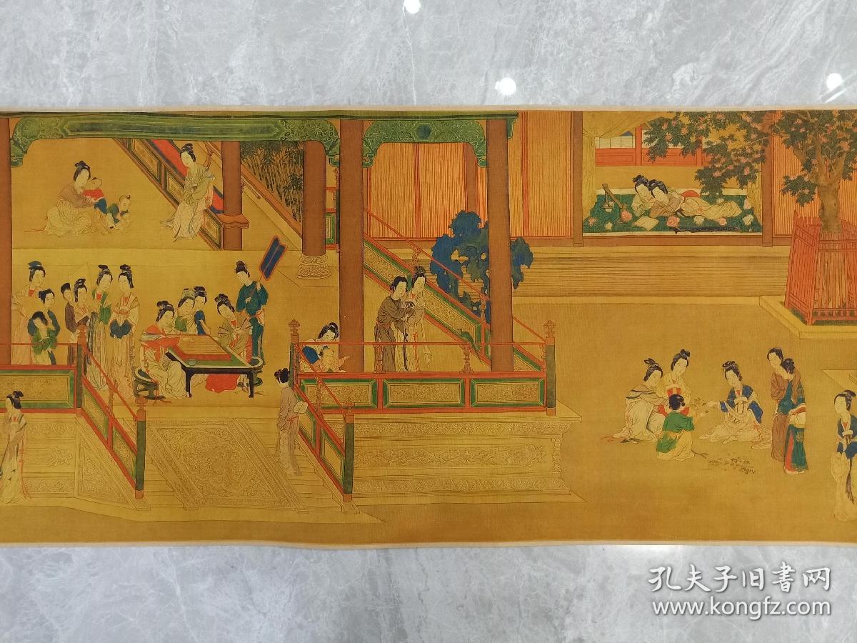仇英汉宫春晓图手卷画