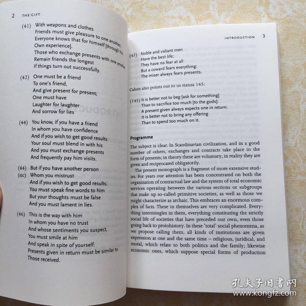 the gift : the form and reason for exchange in archaic societi