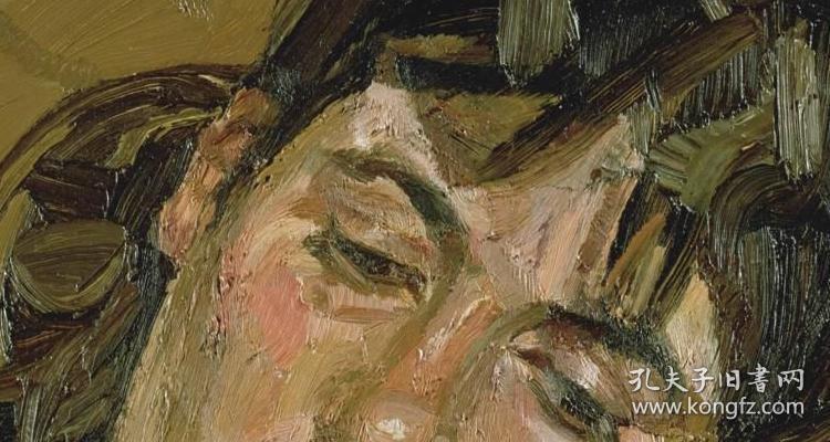 弗洛伊德绘画油画 复制品 艺术微喷画芯 可装裱 画框竖幅立轴ead1