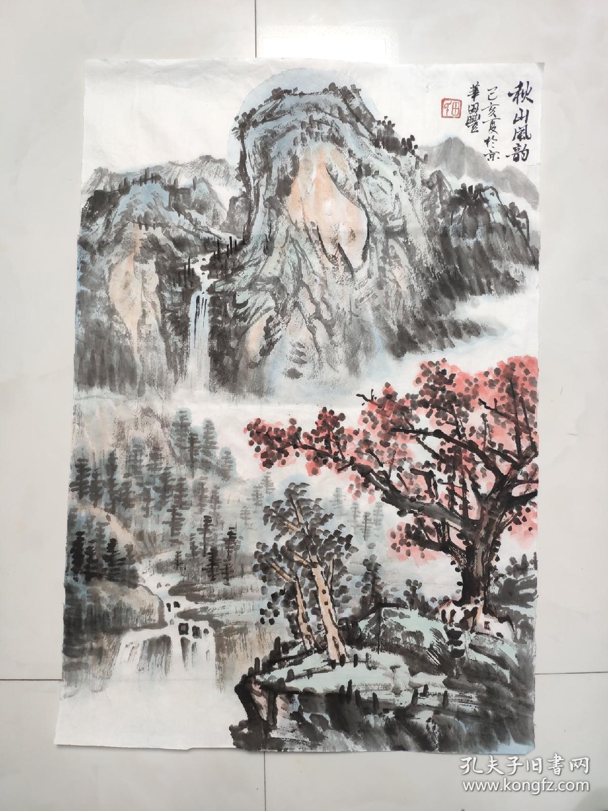 中美协田丰老师山水