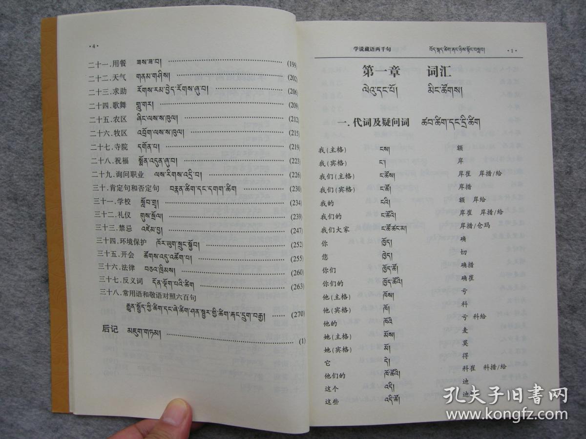 学说藏语2000句