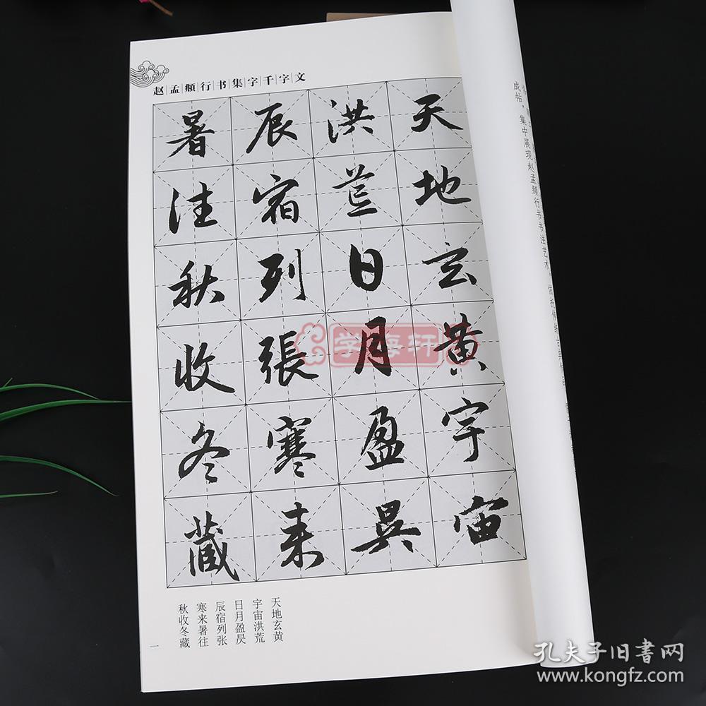 赵孟頫行书集字千字文 集字字帖系列 郭斌编 成人学生毛笔书法临摹