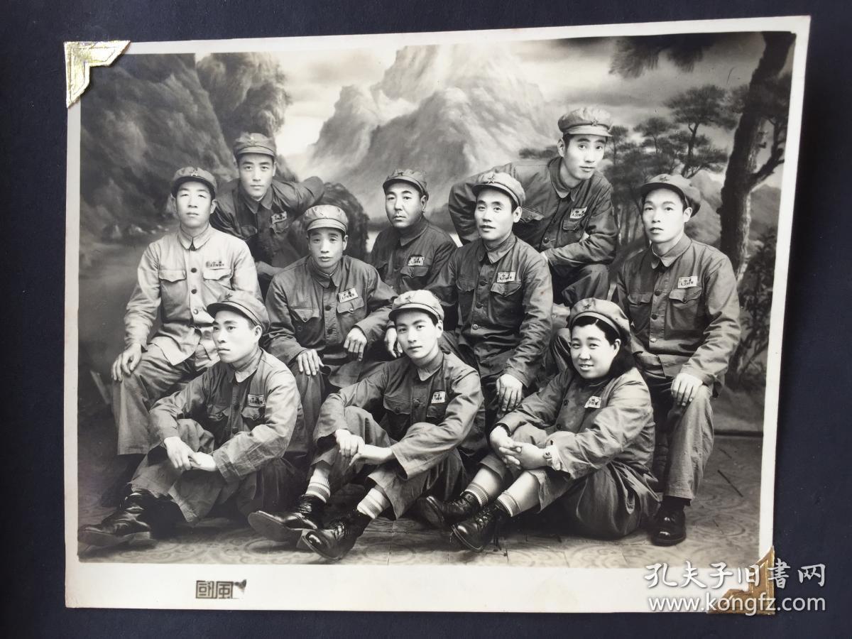 抗美援朝珍品老照片影集册各类照片约有81张