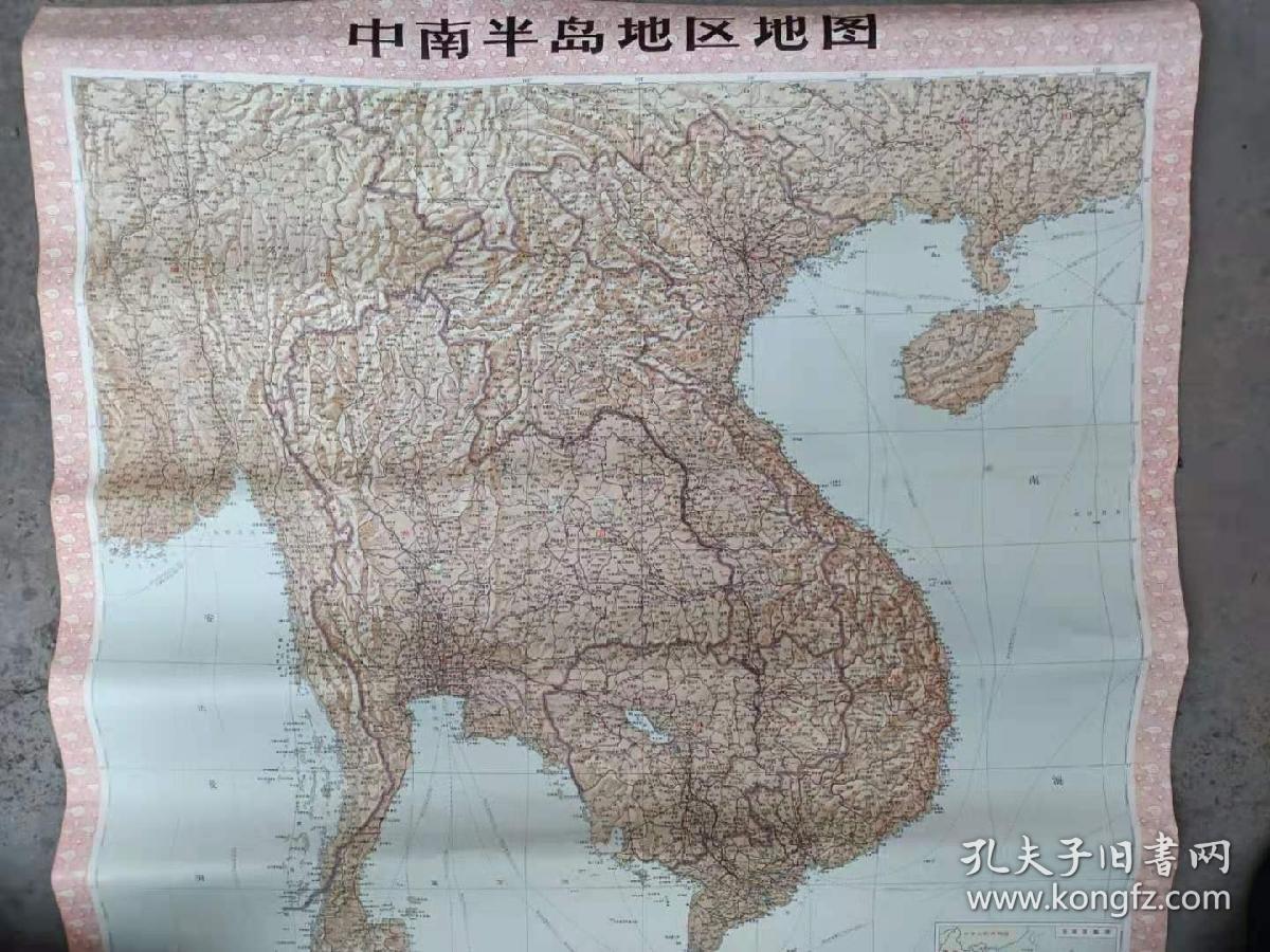 中南半岛地区地图