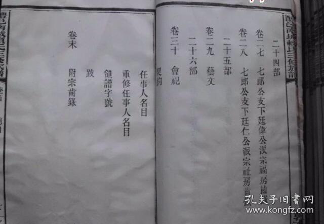 赖氏族谱,民国11年精美印刷,共25本品相完美,本人代友