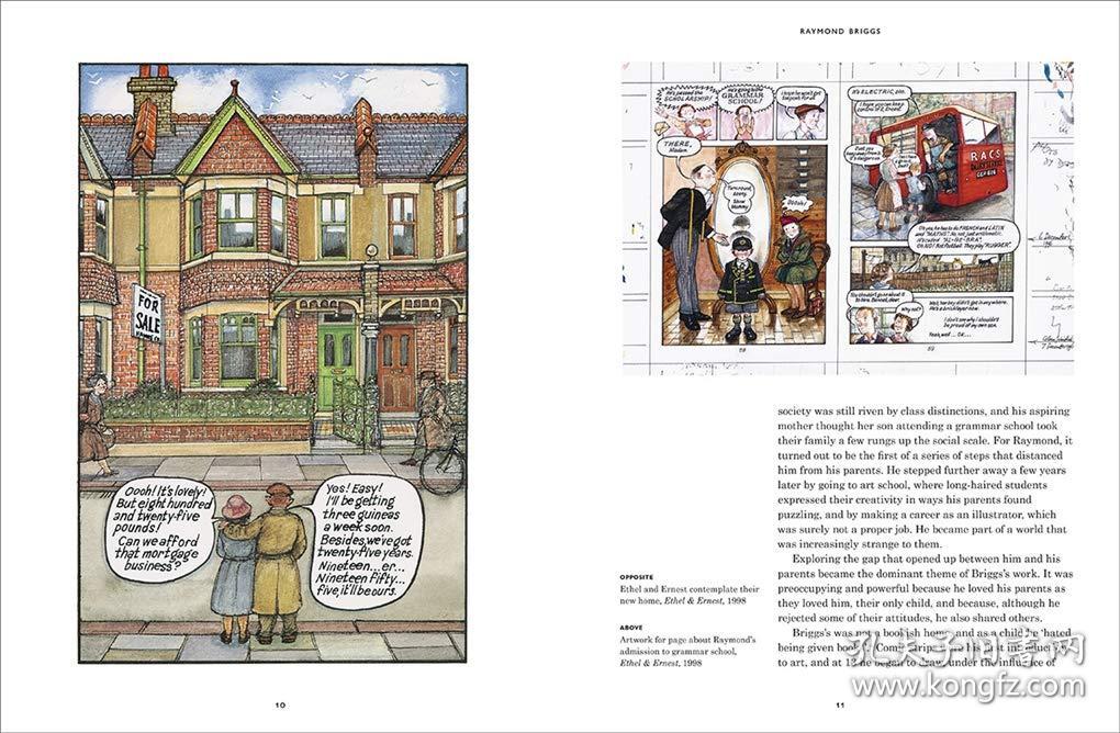 raymond briggs 雷蒙德·布里格斯 插画师六十年作品