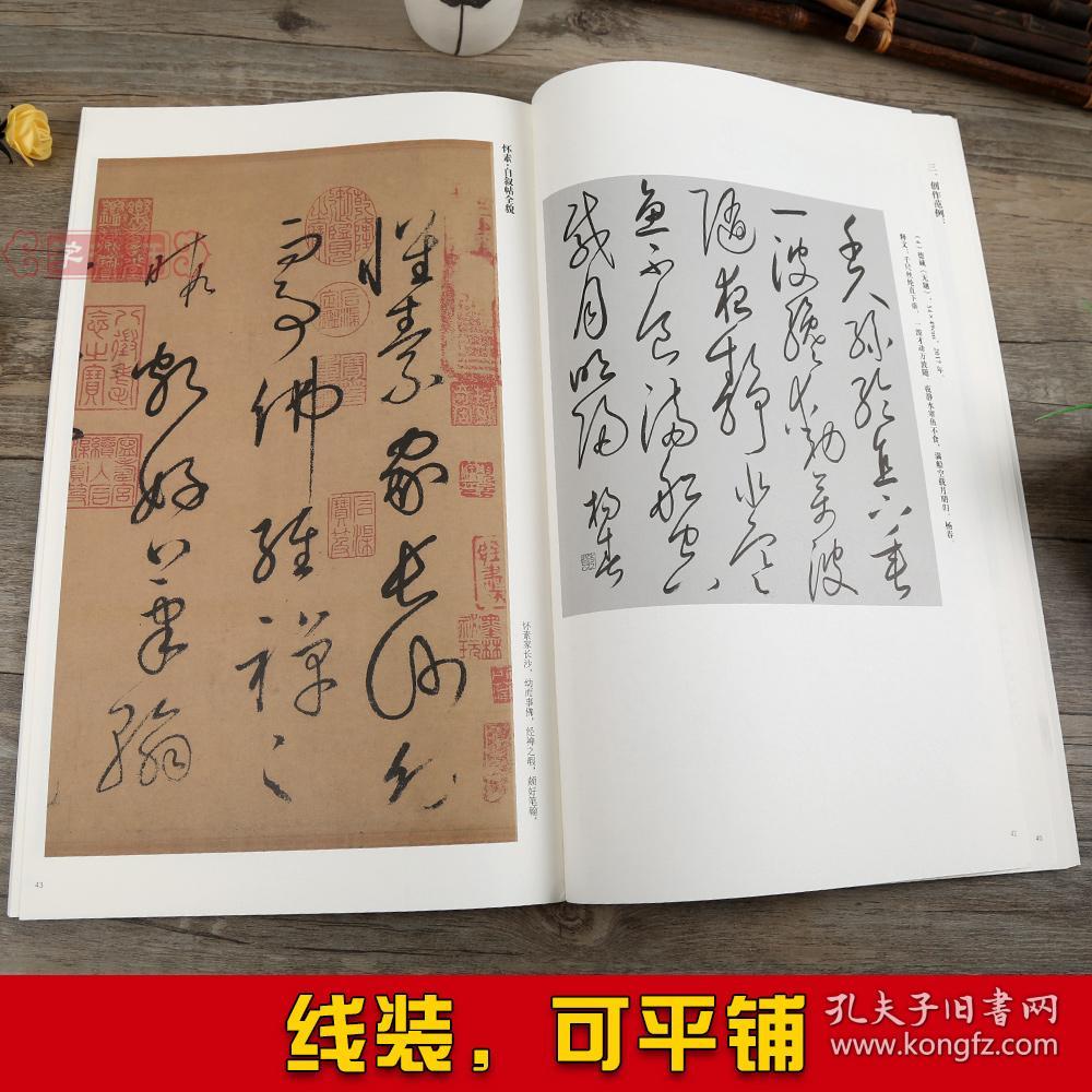 新书谱 中国书法基础 草书毛笔字帖书法临摹帖书籍古帖 碑帖介绍技法