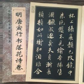 唐伯虎行书毛笔临摹诗词字帖唐寅行书书法字帖