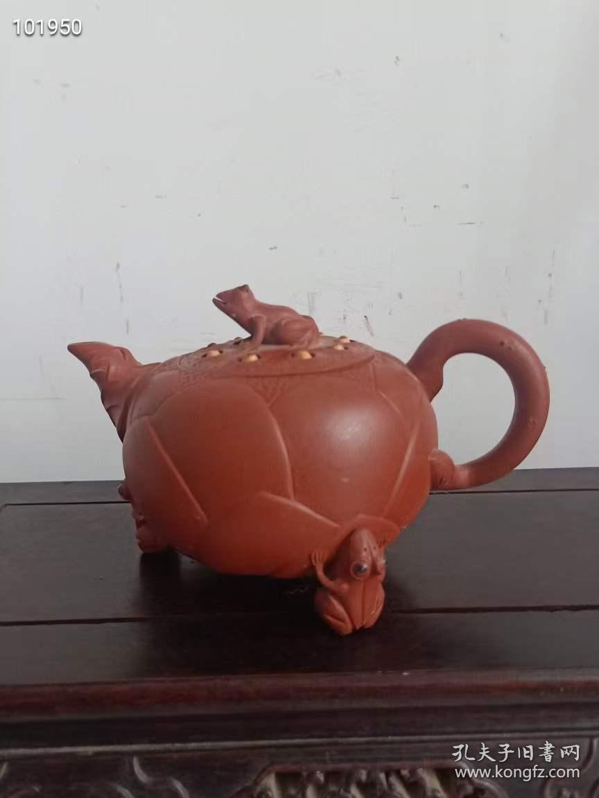 名人欣梅手工制作紫砂壶一个