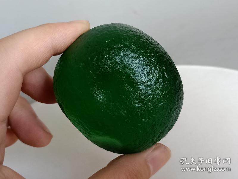 乡下收的少见的绿晶石琉璃珠