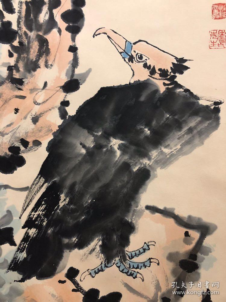 潘天寿鹰作品