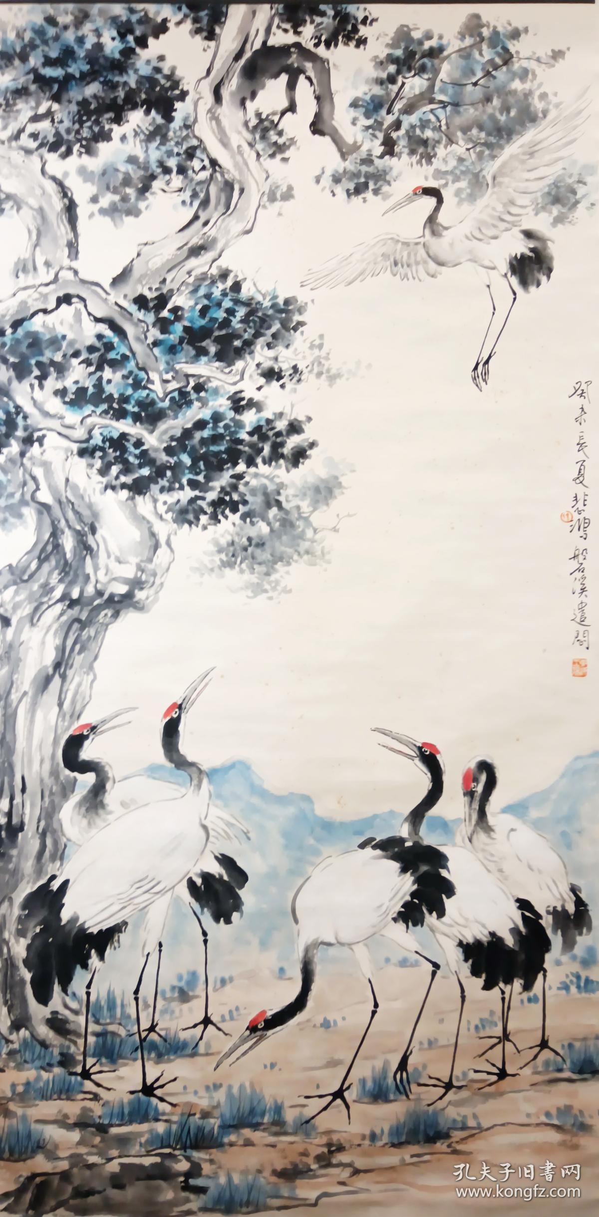 徐悲鸿(款 松鹤