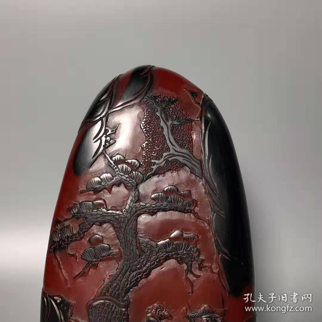 乌鸦皮田黄印章摆件 尺寸见图