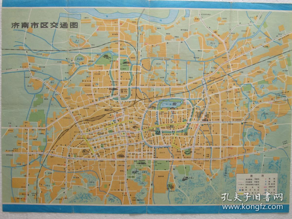 济南市区交通图