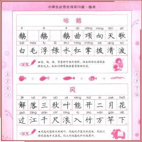 小学一二三四五六年级铅笔硬笔钢笔楷书字帖拼音田字格本写字贴