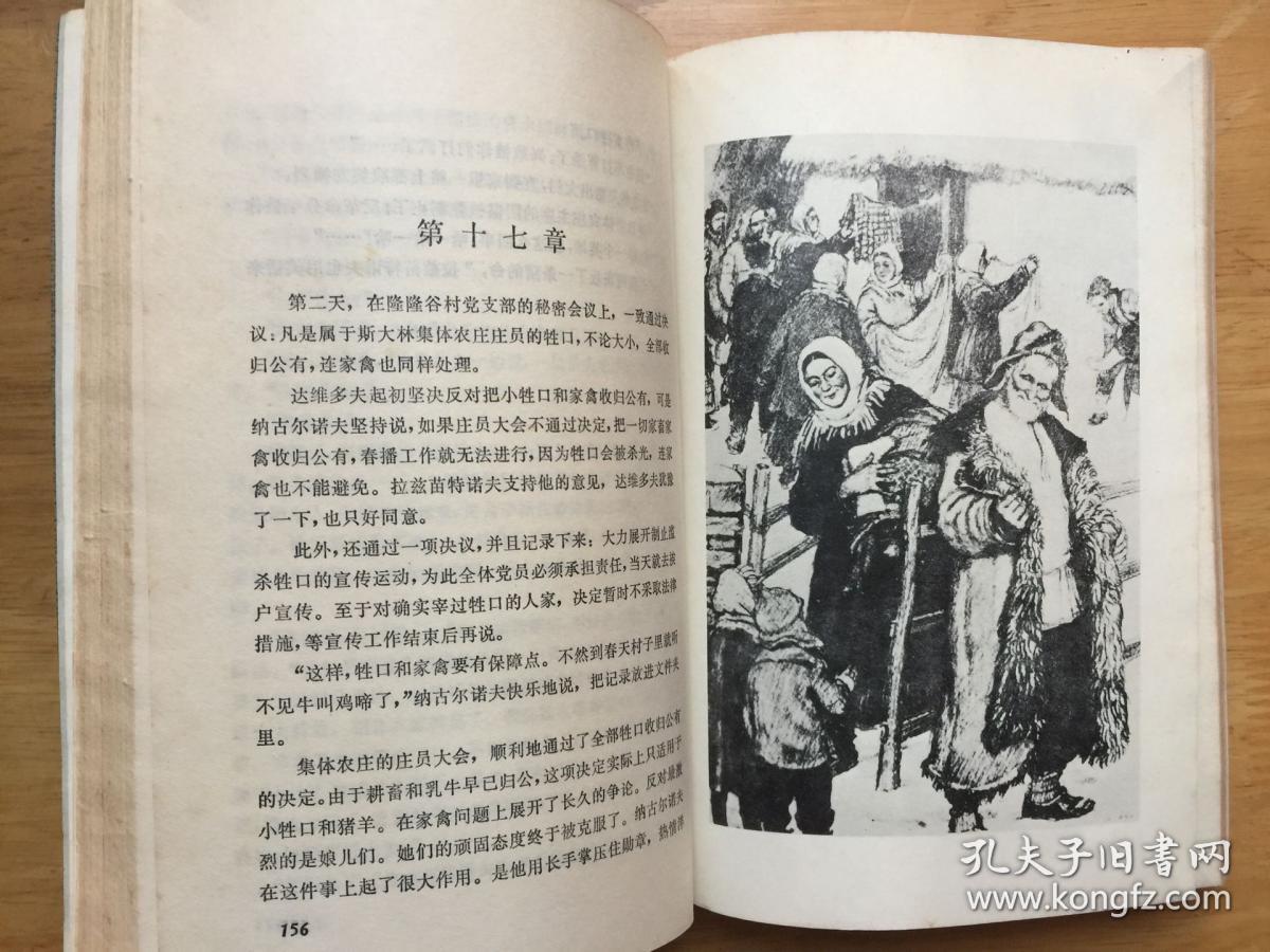 正版现货 新垦地 第一部第二部 肖洛霍夫作品集 安徽人民出版社