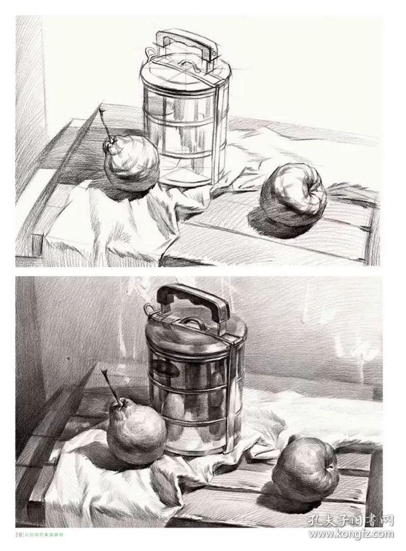 敲门砖绘画入门正规教程从结构到素描静物 零基础学