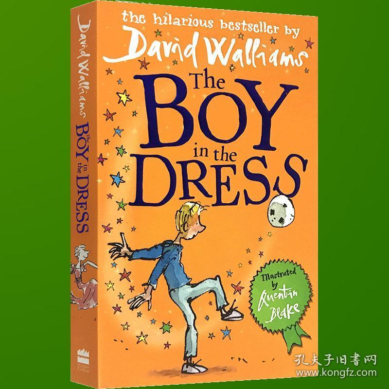 the boy in the dress 穿裙子的小男子汉 英文原版 大卫少年幽默小说