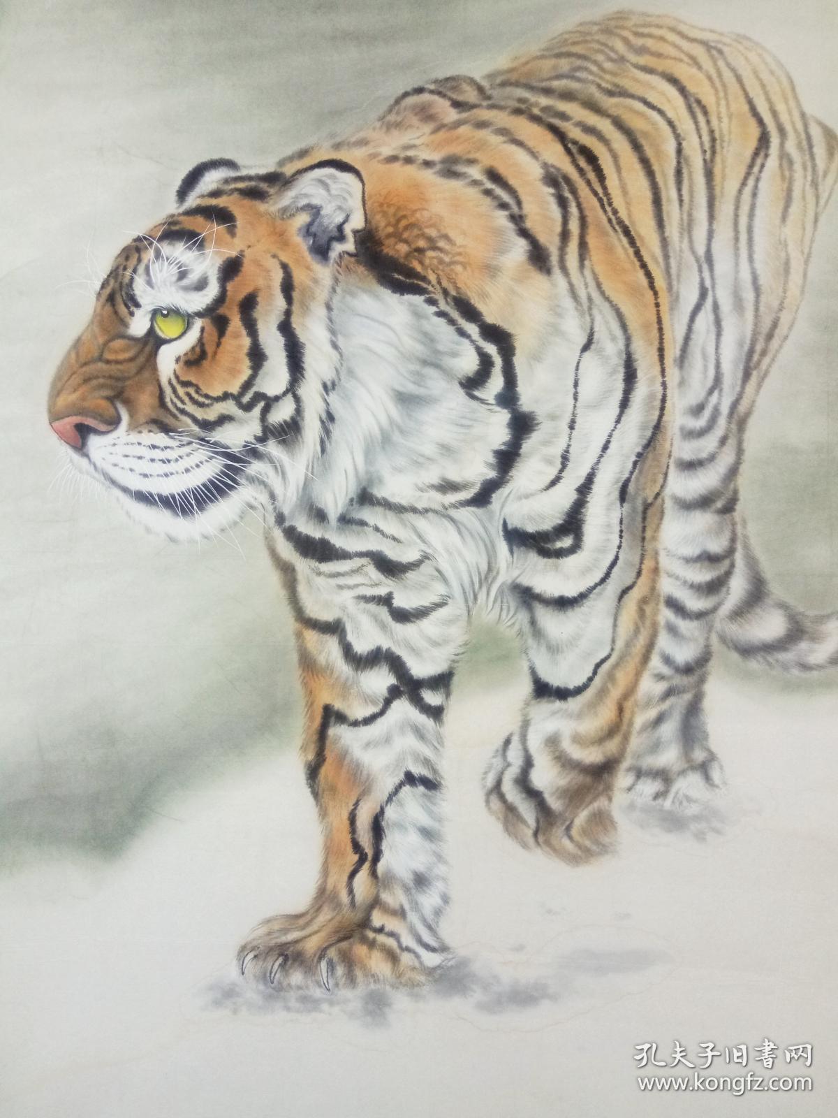 袁文祥著名画家天津画虎大师当代极具影响力的名家著名画家冯大中入室