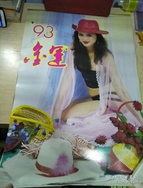 1993 年 挂历:金运( 泳装 美女,13张全)