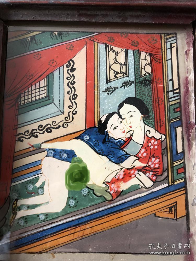 罕见清代压箱底玻璃画
