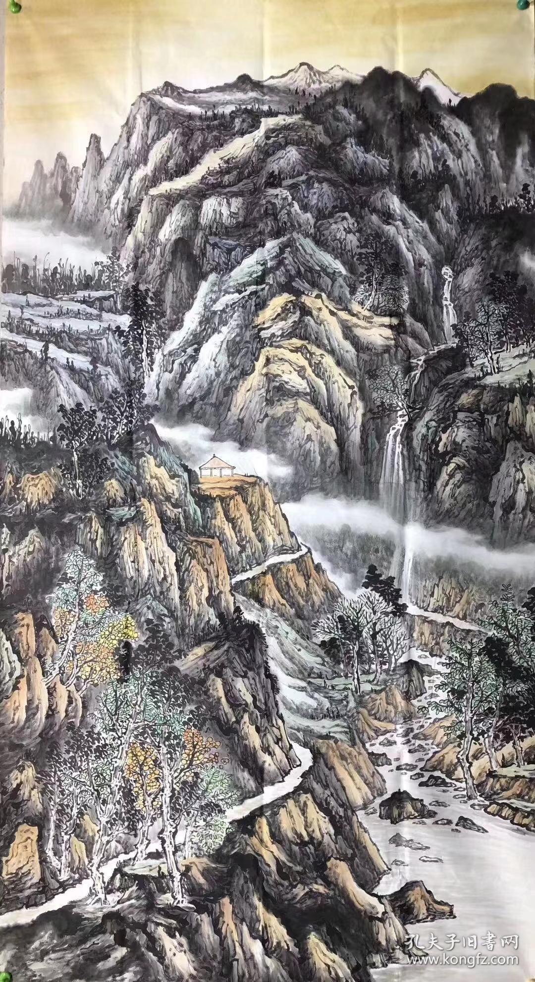 中美协会员袁老师六尺整张精品,96×180.