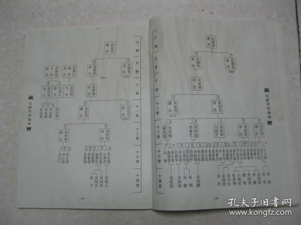 辽东千山脚下吴氏宗谱祠碑辈谱(字辈:万德洪宝庆长纯振殿升文明嘉增永