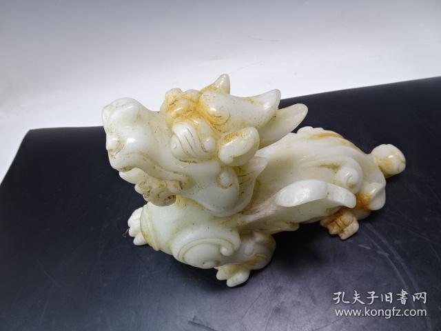 清代玉雕貔貅大摆件