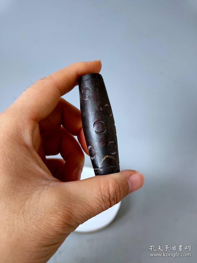红山文化老陨石12眼天珠