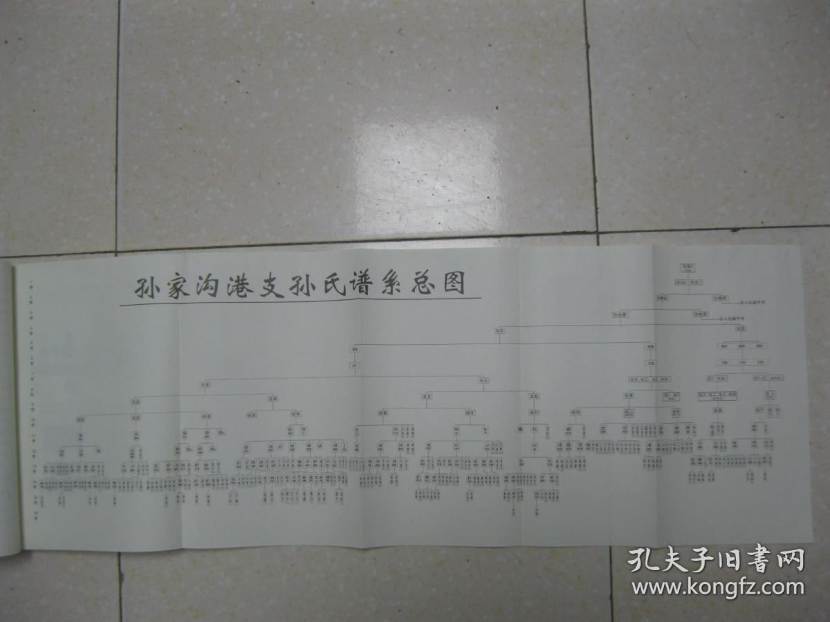 孙氏家谱(山西省临县刘家会镇孙家沟港支.字辈:昌应懋