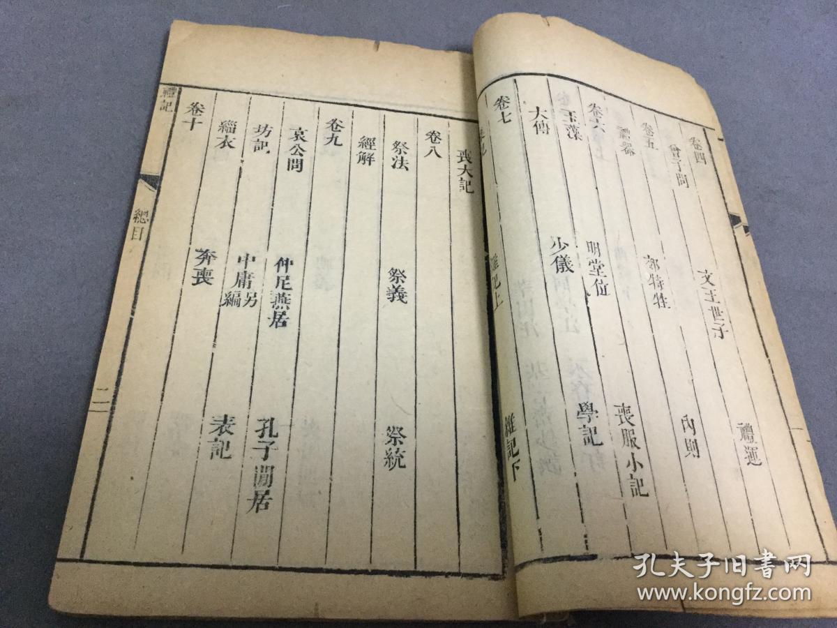 清早期古籍 钦定四库全书附存目录刊行 新刊三礼约编喈凤 周礼六卷 仪