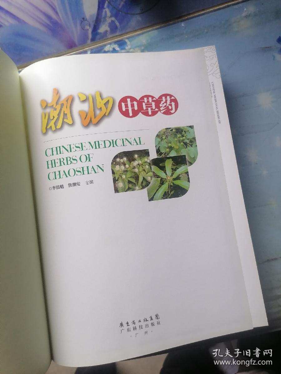 潮汕中草药精装大16开佳品1版1印