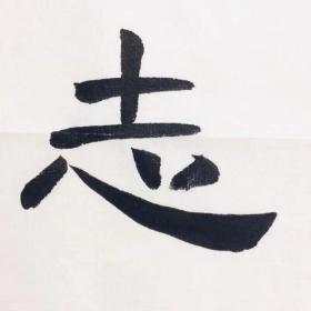 手写书法作品为人应怀渡人志处事当持济世心隶书3468cm