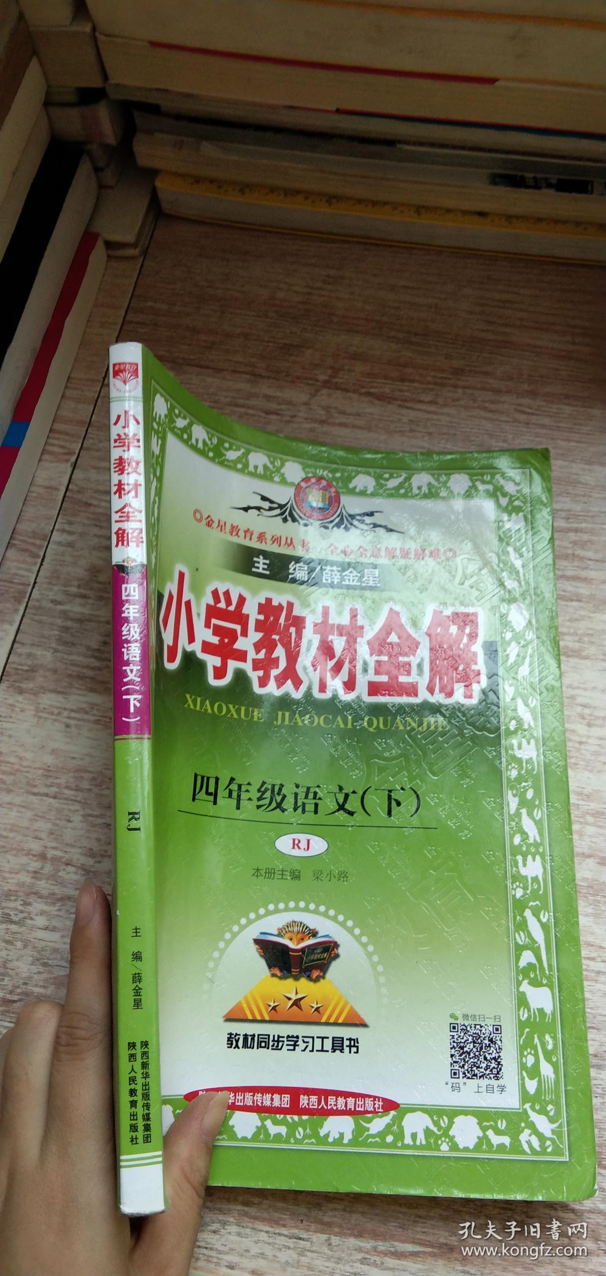小学教材全解 四年级语文下 人教版 2017春