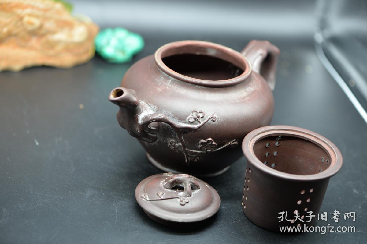 民国制壶名家傅红仙制梅花紫砂壶十品