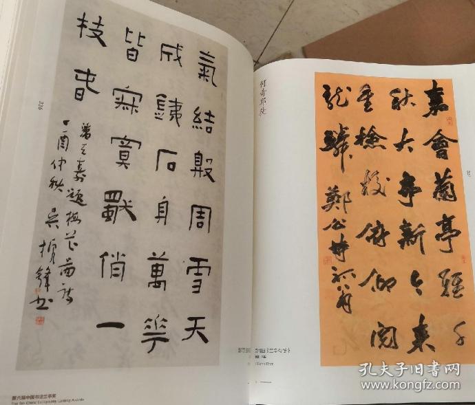 正版全新书:第六届中国书法兰亭奖作品集 中国书协 上海书画出版社