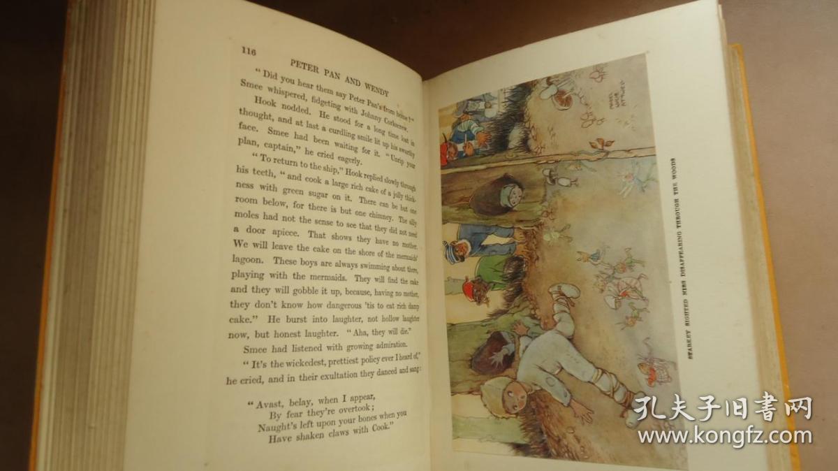 peter pan and wendy 詹姆斯巴里著名童话《小飞侠彼得潘与温蒂》著名