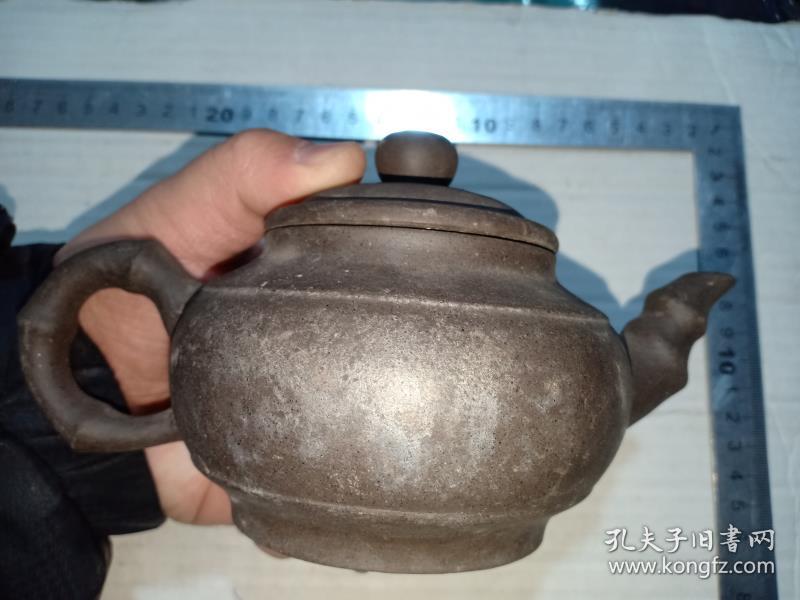 库,季益顺 顺字款 紫砂壶,16.6*10*9cm