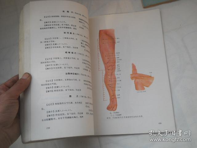 针灸穴位解剖图谱(品相见图及描述,低价处理)