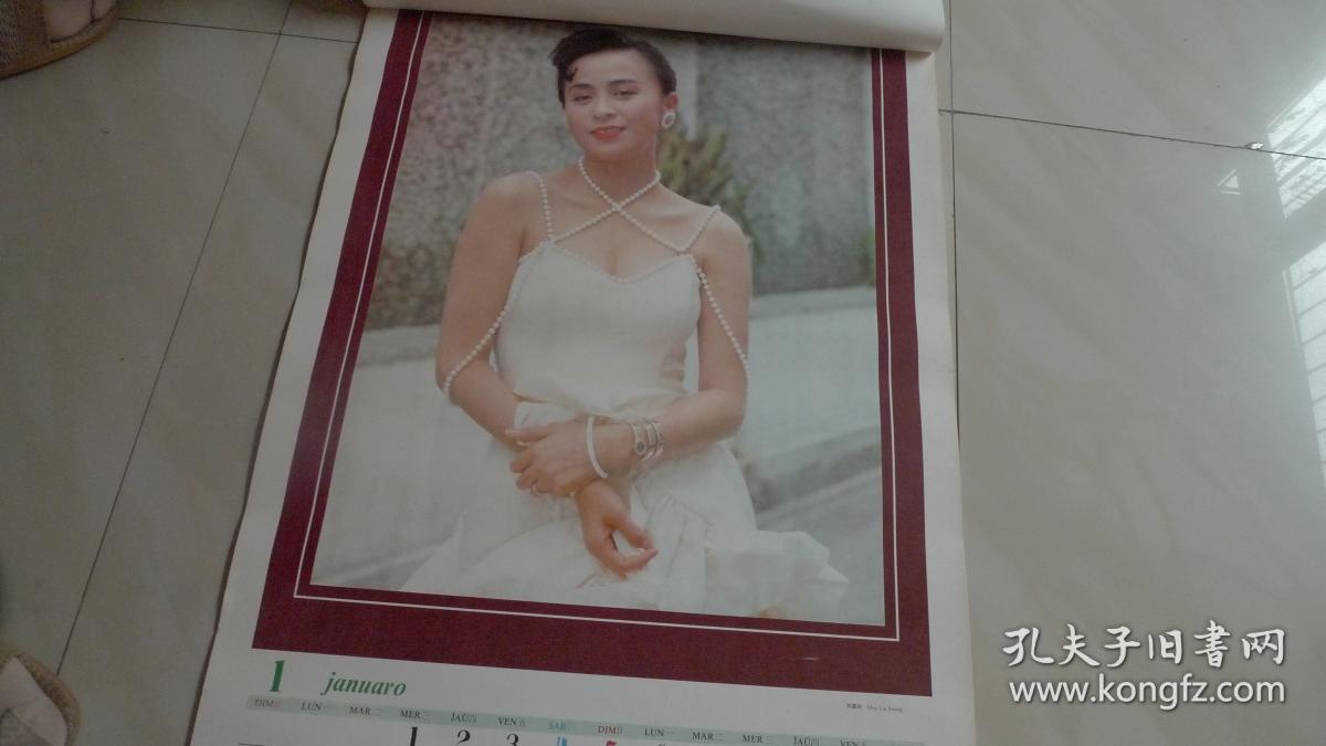 1992年港台等明星挂历 全年十三张[华夏倩影]刘嘉玲 叶继红 瞿 颖