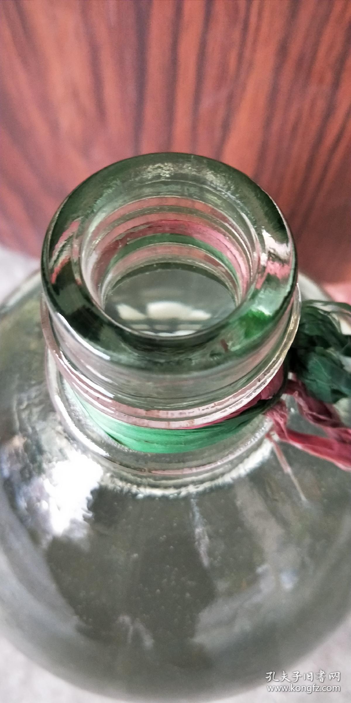 民国老玻璃瓶大瓶子洋油瓶子300ml完好无损
