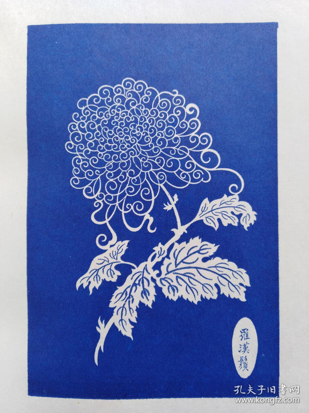张永寿剪纸/十二色剪纸百菊图/附剪纸十张人物