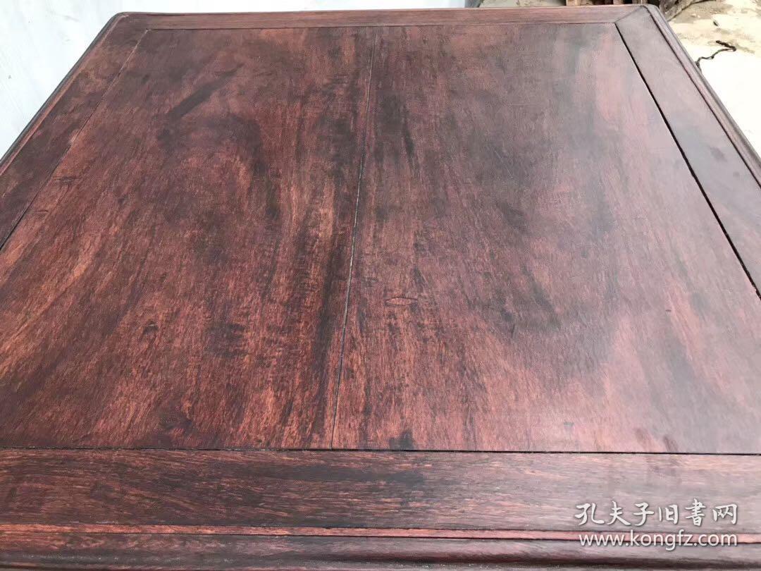 【花梨木一桌四椅】民国花梨木(香红木)书房桌 茶桌:一桌四椅:【整体