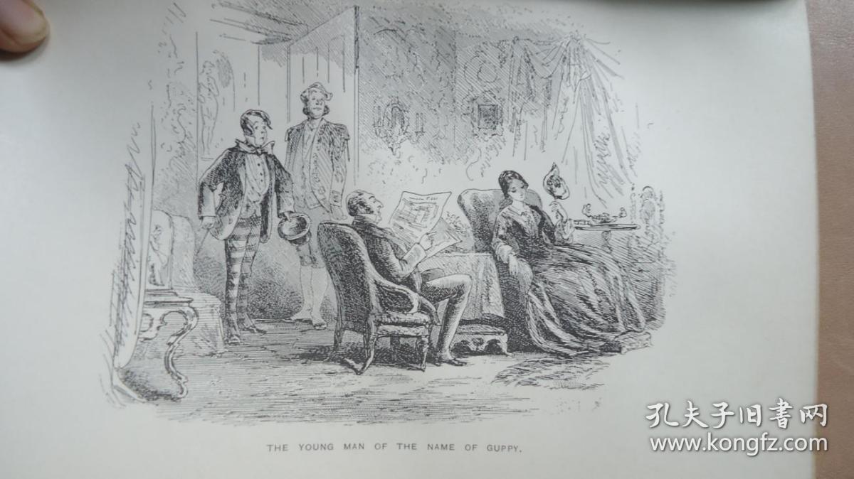 1892年charlesdickensbleakhouse狄更斯罕见巨著荒凉山庄珍贵珂罗版