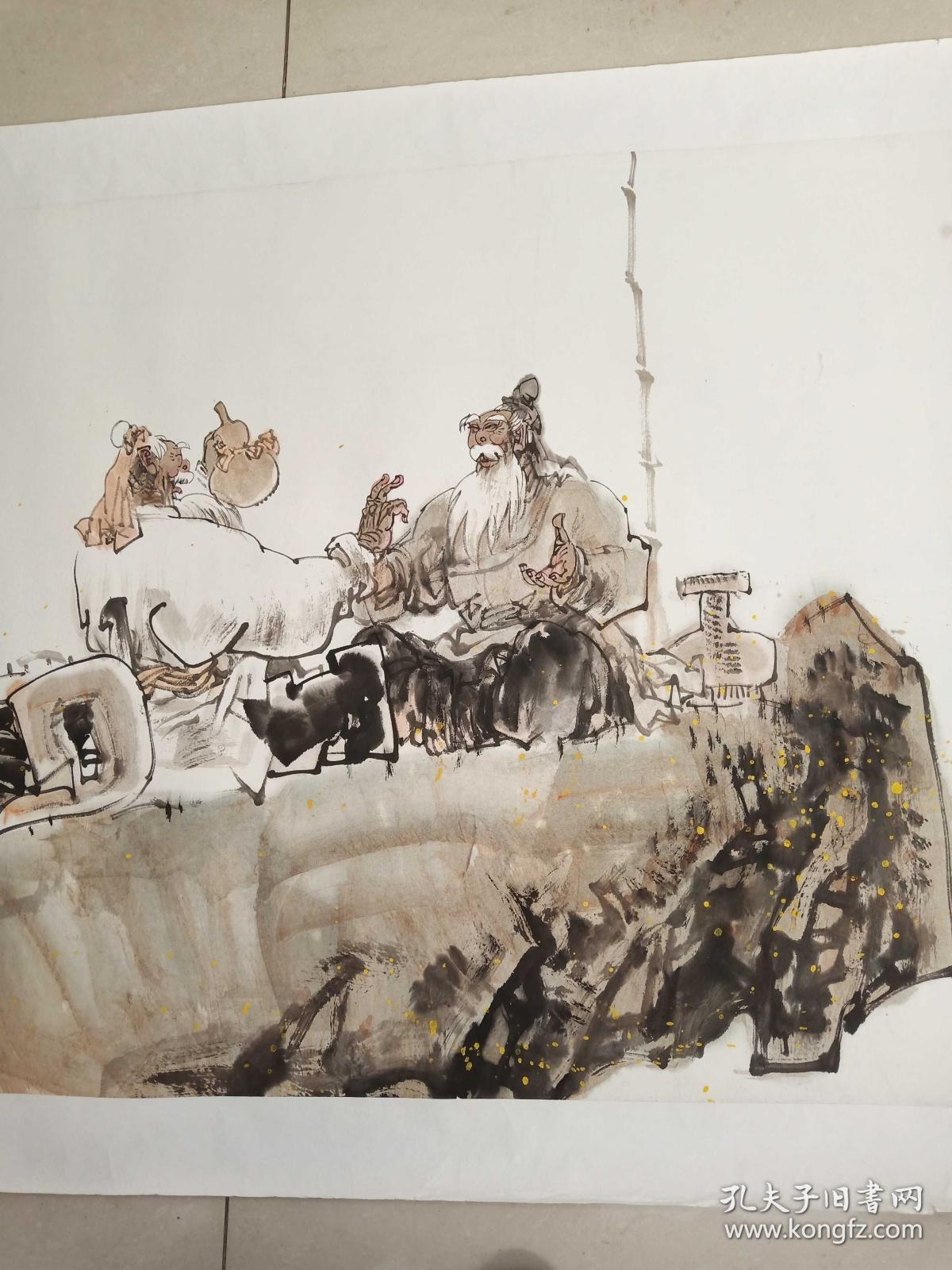 中国美协会员天津美协理事著名画家马寒松作品8平尺